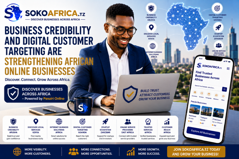 Ecommerce Growth and Online Commercial Services Are Expanding Across Africa, Discover Businesses Across Africa – Powered by Panairi Online